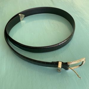 Belt Men's 90/36” Croc Pattern In Italian Leather